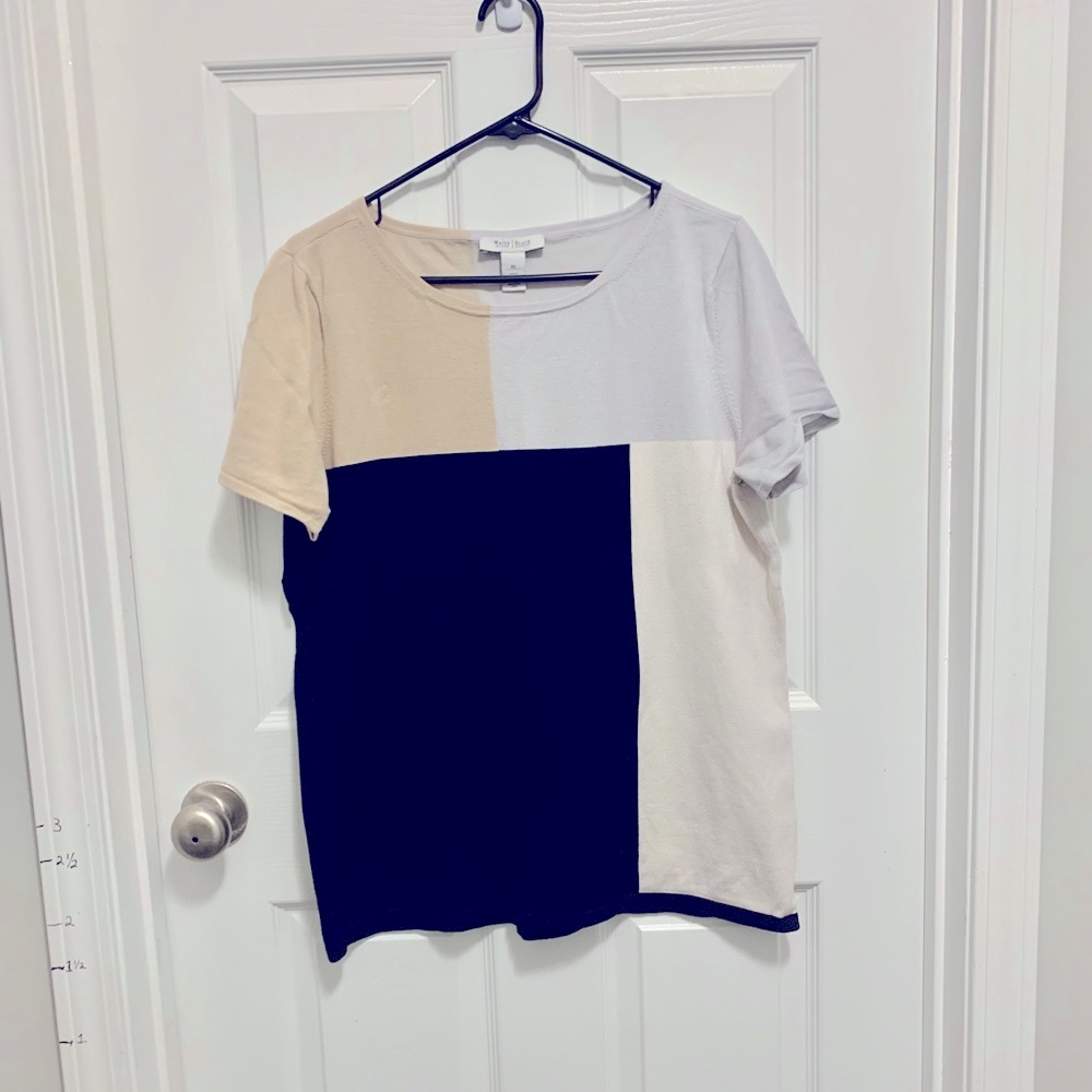 WHBM Color Block Sweater
